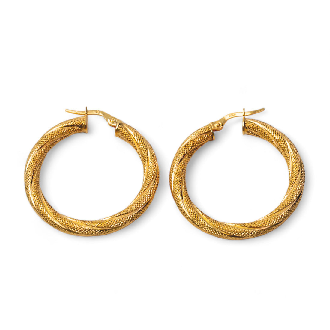 Twisted Snowy Earrings