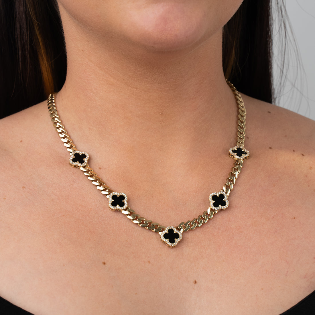 Black Clover Necklace